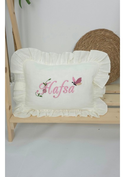 Müslin Yeni Doğan 4katlı Organik %100PAMUK Kişiye Özgü Nakışlı Hastane Çıkış Seti(Kelebekli Papatya) fiyatları