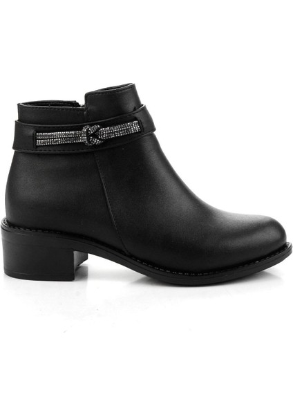Siyah Kadın Bot & Bootie K02140000809
