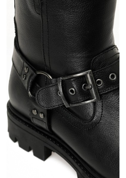 Marısol 5pr Siyah Kadın Biker Bot