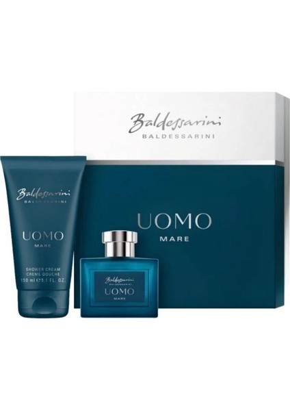Uomo Mare Edt 50 ml + Shower Gel 150 ml Erkek Parfüm Seti