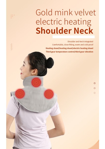 Elektrikli Isıtmalı Titreşimli Omuz Masajı Isıtıcı Şal (Yurt Dışından) fiyatları