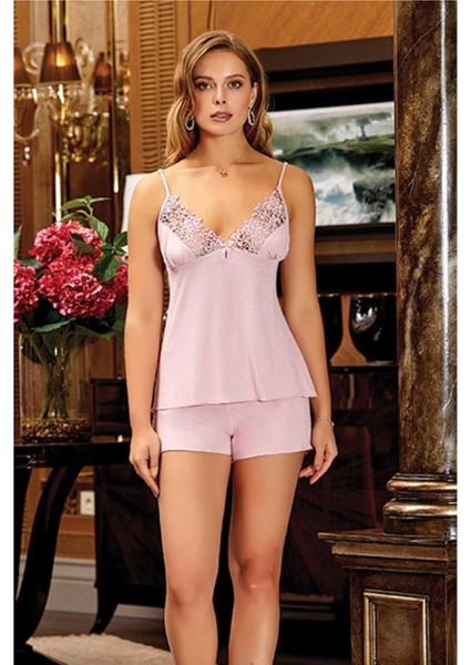 Çeyizlik Penye Dantelli Kısa Altılı Gecelik Sabahlık Takım- 561 modelleri