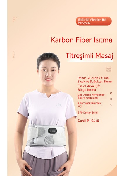 Elektrikli Isıtmalı Titreşimli Bel Destekli Masaj Aleti (Yurt Dışından) fiyatları