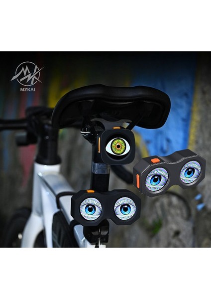 App Kontrollü Devil Eyes LED Kuyruk Lambası – 82 Mod, Su GEÇIRMEZ,12V Bisiklet E-Bike Scooter Işığı modelleri