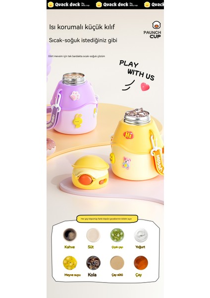 Çocuk Isıtmalı Bardağı 316 Paslanmaz Çelik Suluk (Yurt Dışından) fiyatları