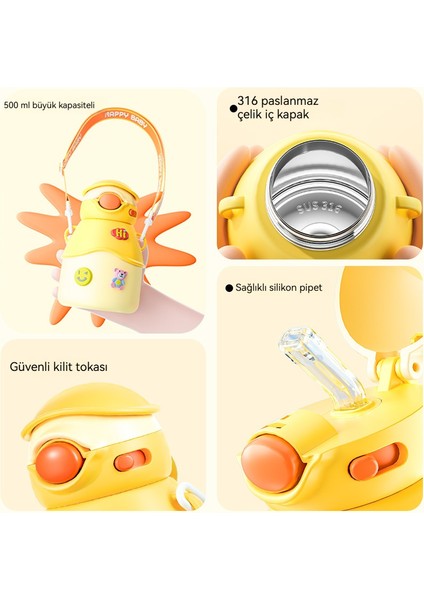 Çocuk Isıtmalı Bardağı 316 Paslanmaz Çelik Suluk (Yurt Dışından) indirimleri