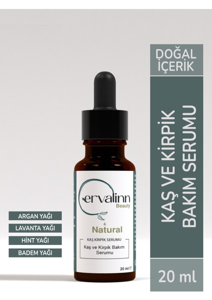 Kaş Kirpik Bakım Yağı (Serum) Onarıcı Besleyici Uzatıcı 20 ml+DUDAK BALSAMI HEDİYE