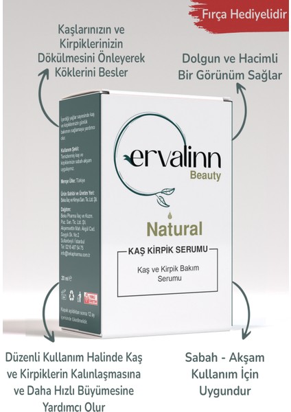Kaş Kirpik Bakım Yağı (Serum) Onarıcı Besleyici Uzatıcı 20 ml+DUDAK BALSAMI HEDİYE fiyatları