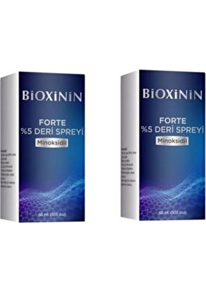 Bioxini n Forte 5 Deri Spreyi 2 Adet Yeni Ambalaj