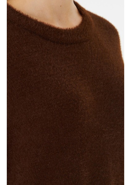 Triko Kazak Kahve modelleri