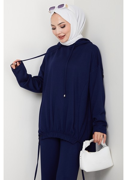 Aris Oysho Tunik Pantolon Ikili Takım 1611 - Lacivert modelleri
