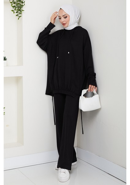 Aris Oysho Tunik Pantolon Ikili Takım 1611 - Siyah