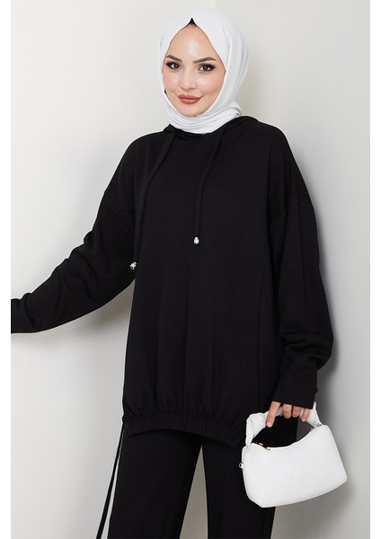 Aris Oysho Tunik Pantolon Ikili Takım 1611 - Siyah modelleri