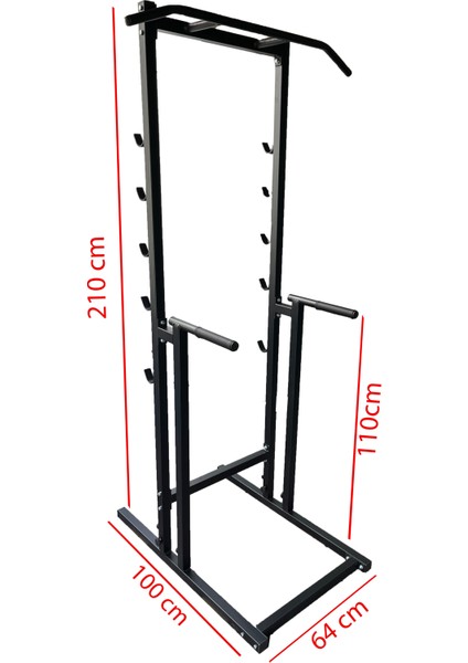 210 cm Barfiks Dips Squat Bench Antreman Kulesi indirimleri
