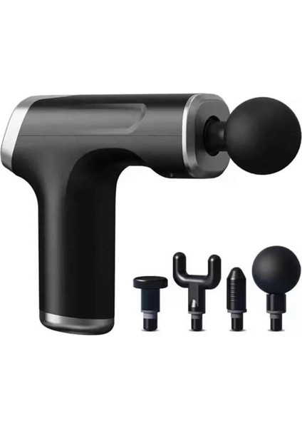 Şarjlı Masaj Tabancası 4 Başlıklı Mini Masaj Tabancası ve Masaj Aleti fiyatları