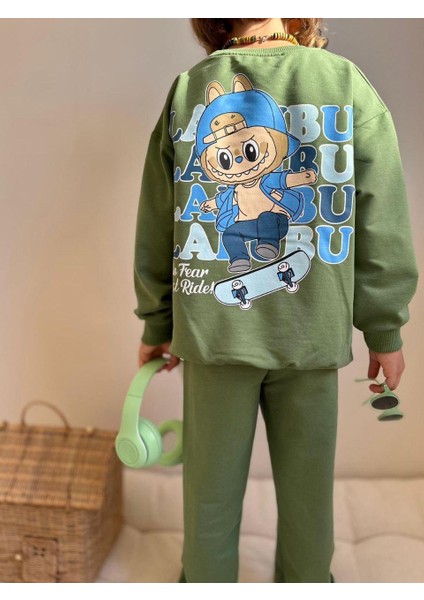 Labubu Erkek Çocuk 2 Iplik Alt Üst Takım Süper Kalite Kumaş modelleri