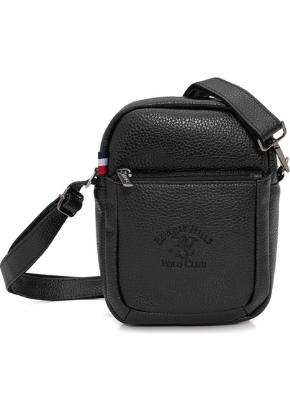 Erkek Siyah Çapraz Çanta, Şık ve Kullanışlı Dekoratif Aksesuar