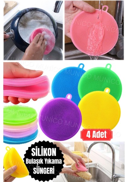 4'lü Set Dayanıklı Bulaşık Bezi ve Fırça, Uzun Ömürlü Kullanım Sağlar indirimleri