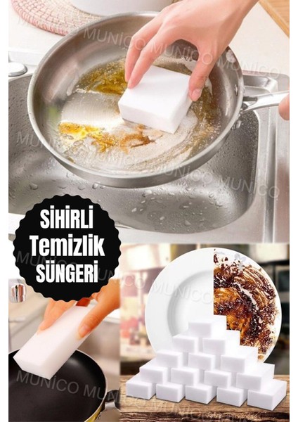 Hafif ve Güçlü Temizlik Süngeri, Ev ve Ofis Için Sihirli Temizlik Çözümü fırsatları