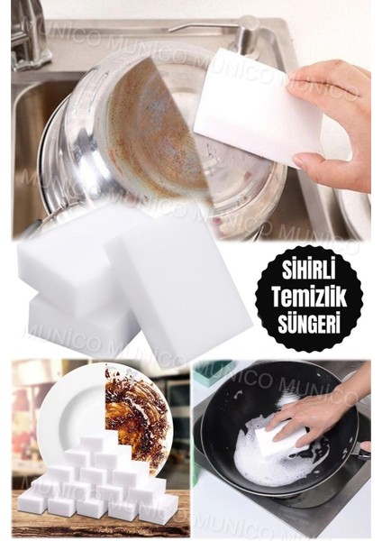 Hafif ve Güçlü Temizlik Süngeri, Ev ve Ofis Için Sihirli Temizlik Çözümü