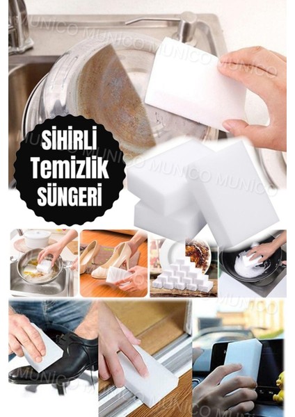 Hafif ve Güçlü Temizlik Süngeri, Ev ve Ofis Için Sihirli Temizlik Çözümü