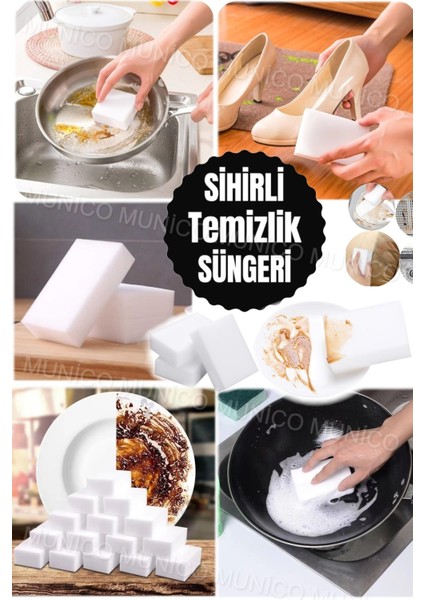 Parlatıcı ve Çok Amaçlı Sihirli Sünger, Iz ve Çizik Temizleyici, Hijyen Sağlayıcı