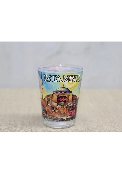 Istanbul Temalı Cam Shot Bardak ALK4356 ( Lisinya )