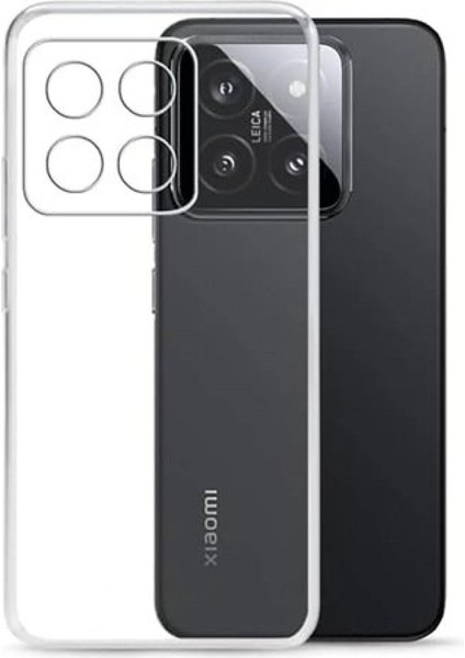 Xiaomi 15 Pro Şeffaf Silikon Kılıf | Kamera Korumalı Darbe Emici Koruma fiyatları