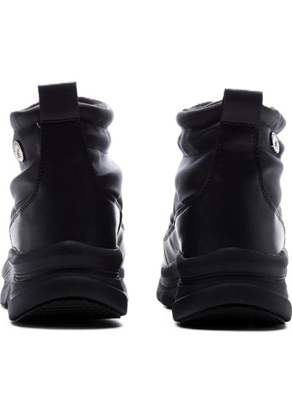 D'lux Walker-Winter Up Memory Foam Waterproff Womens Sneaker Hafızalı Taban Su Geçirmez Kadın Bot Siyah fırsatları