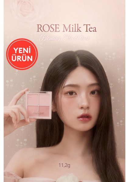 Karıştırılabilir Renk Tonlarına Sahip 4lü Allık Dasıque Blending Mood Cheek (#15 Rose Milk Tea)