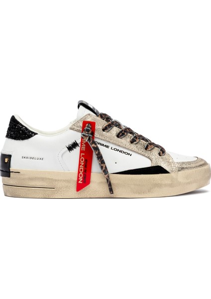 Kadın Sneaker ( Günlük) 25113AA8 Crime London Sk8 Deluxe White