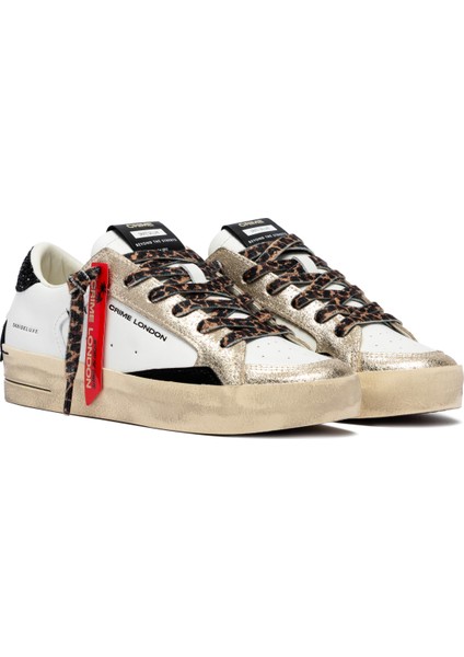 Kadın Sneaker ( Günlük) 25113AA8 Crime London Sk8 Deluxe White fiyatları