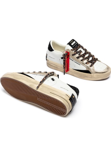 Kadın Sneaker ( Günlük) 25113AA8 Crime London Sk8 Deluxe White fırsatları