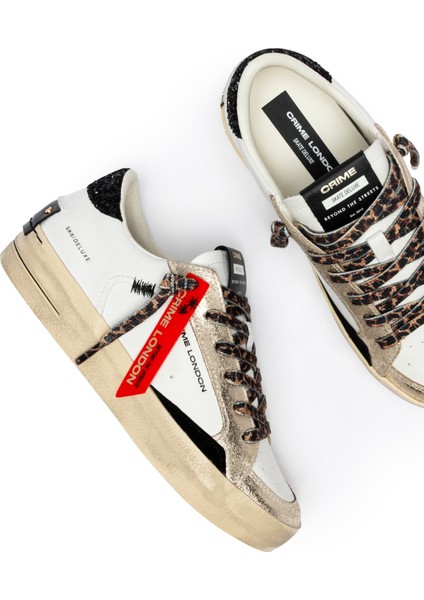 Kadın Sneaker ( Günlük) 25113AA8 Crime London Sk8 Deluxe White indirimleri