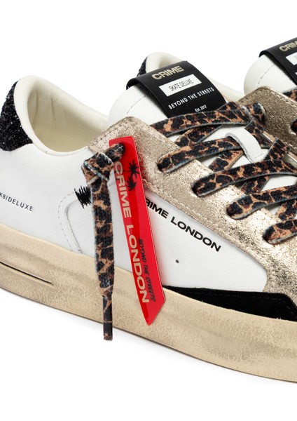 Kadın Sneaker ( Günlük) 25113AA8 Crime London Sk8 Deluxe White
