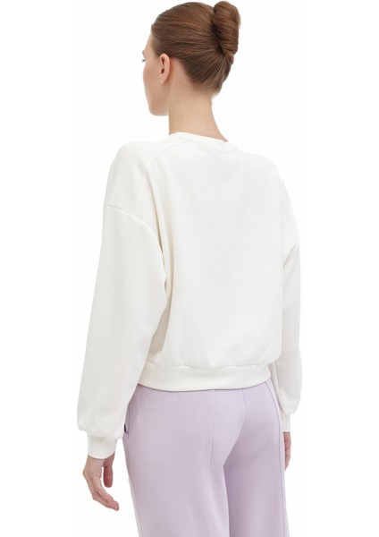 Wl Kunt Yog1-10 5pr Ekru Kadın Sweatshirt fiyatları