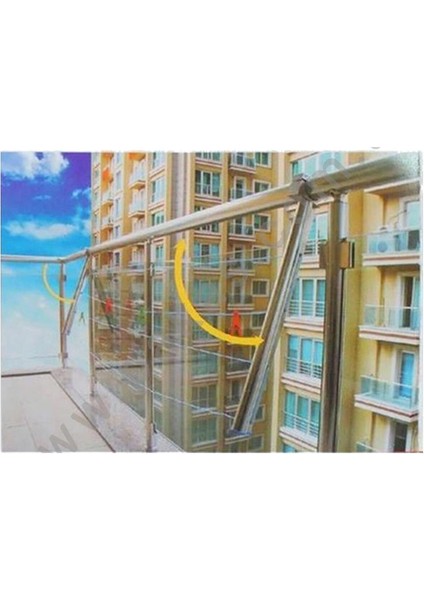 Katlanabilir Balkon Çamaşır Askısı Yuvarlak Küpeşte Pks 06 modelleri