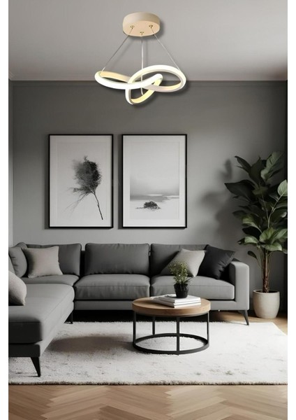 Quina White Tek Renk Modern Sarkıt LED Avize fırsatları