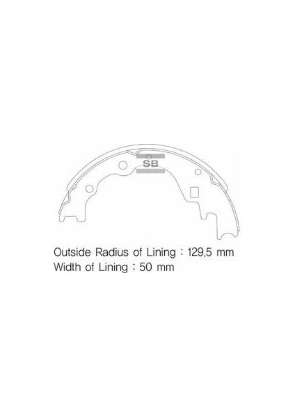 Arka Kampana Pabuç Balata Kıa Besta 2.2l R2 92-98 / Mazda E2200 2.2l R2 Rf 91-