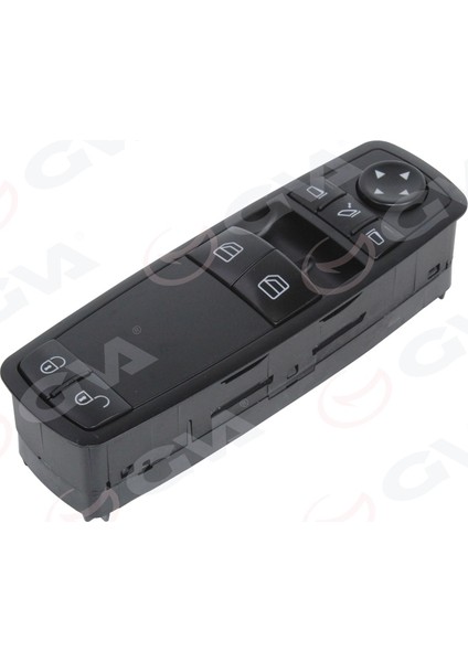 Cam Acma Salterı On Sol Sıyah. Ayna Katlamalı Mercedes W169 W245