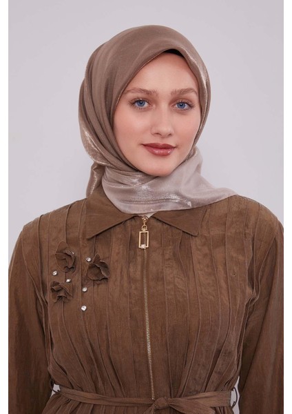 Toprak Çift Renk Kehribar Eşarp modelleri