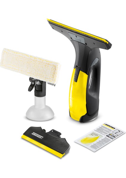 WV2 Black Edition Şarjlı Cam Temizleyici 35 Dakika Çalışma Süresi Ergonomik Tasarım
