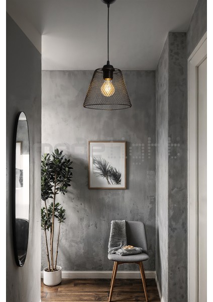 Şık Siyah Tekli Sarkıt Aydınlatma, Çok Amaçlı ve Modern Tasarım