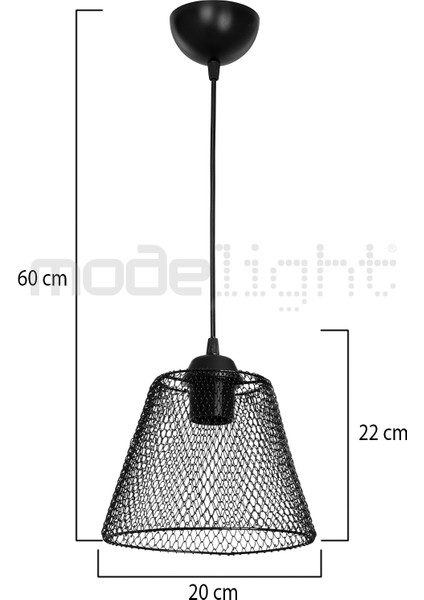 Şık Siyah Tekli Sarkıt Aydınlatma, Çok Amaçlı ve Modern Tasarım modelleri