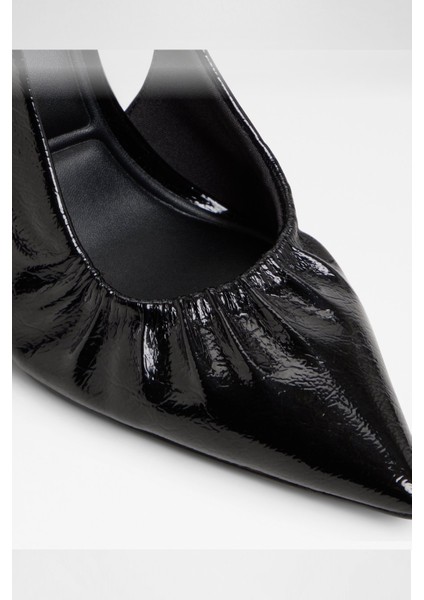 Mystie Ayakkabı Orta Boy Topuklu - Siyah indirimleri