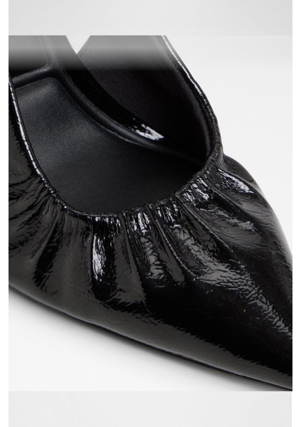 Mystie Ayakkabı Orta Boy Topuklu - Siyah