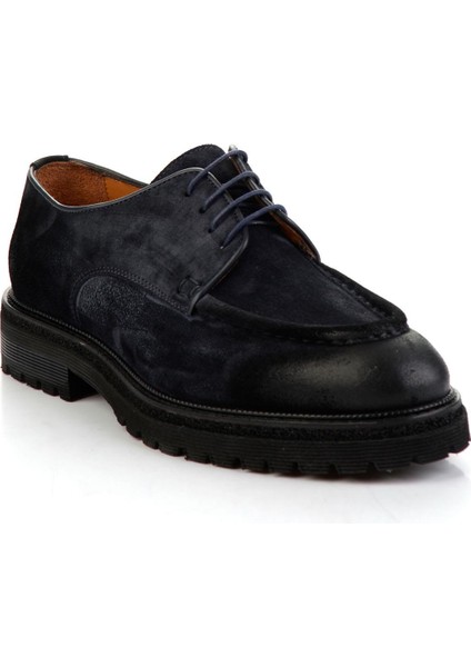 Lacivert Hakiki Deri Erkek Casual Ayakkabı E01901404402 fiyatları