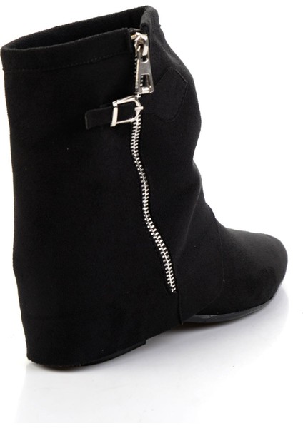 Siyah Hakiki Deri Kadın Bot & Bootie K02678021002 modelleri