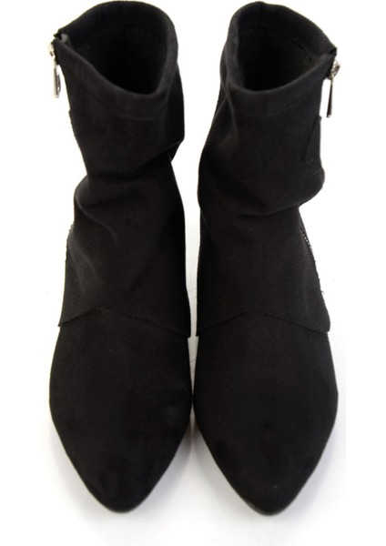 Siyah Hakiki Deri Kadın Bot & Bootie K02678021002 fırsatları