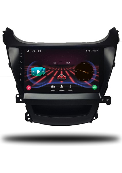 Hyundai Elantra Android Carplay Multimedya 2014 4 GB Ram + 32 GB Hafıza + 4 Çekirdek
